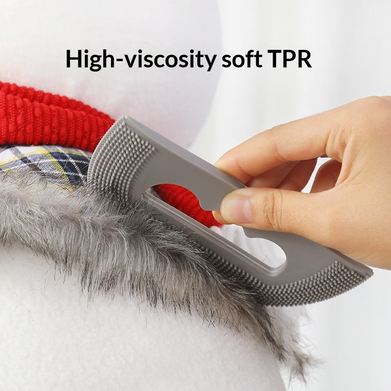 Pet Silicone Hair Removal Brush, Washable Dust And Hair Scraper
